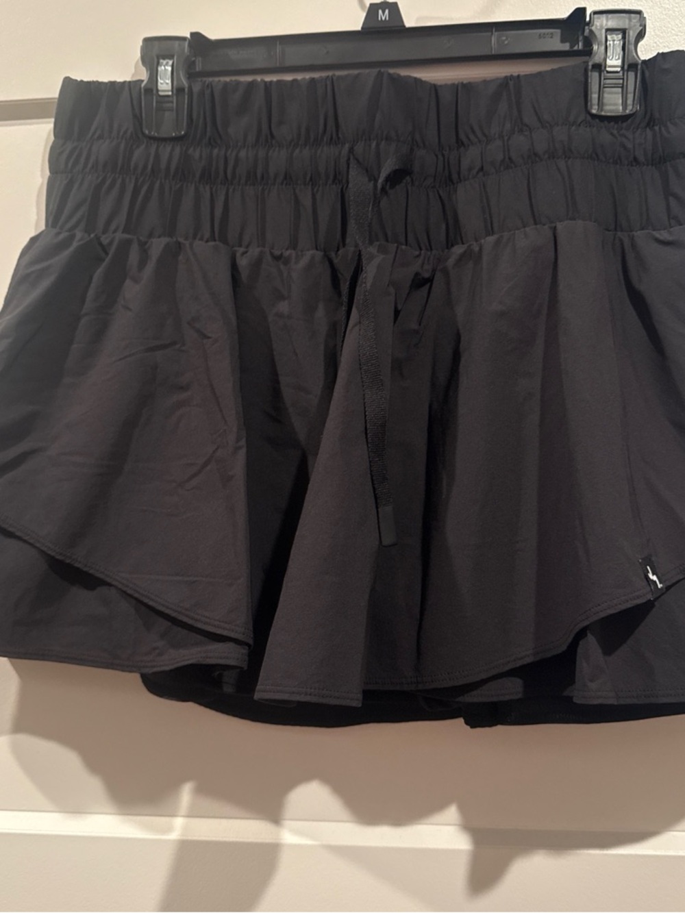 JoyLab Black Athletic Skort with Ruffle Hem